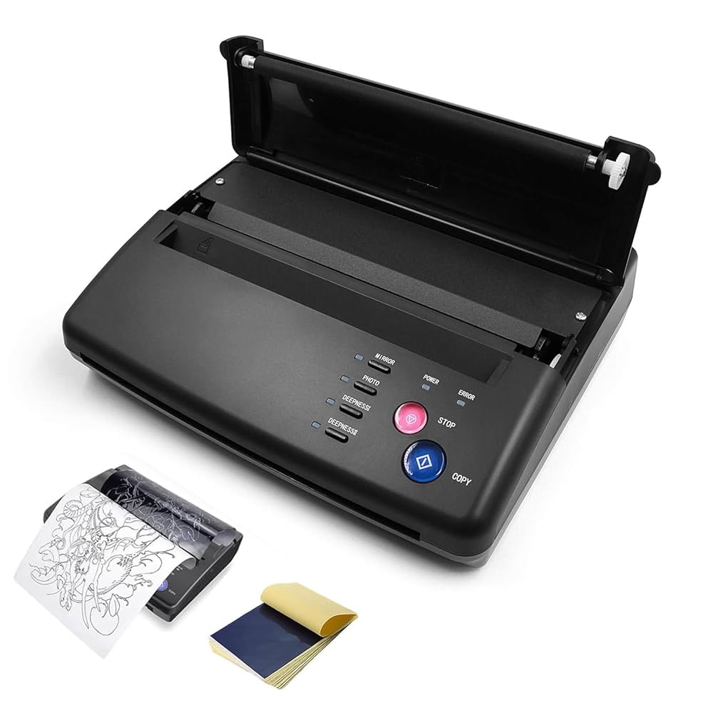 その他 Tattoo stencil printer VEVOR Tattoo Stencil Printer, Wireless Bluetooth Tattoo